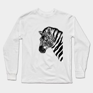 A Zebra Long Sleeve T-Shirt